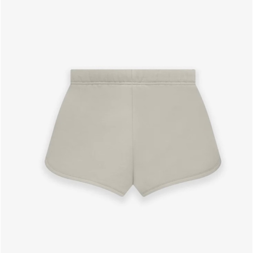 Fear of God Essential Women’s running shorts in a Large : smoke